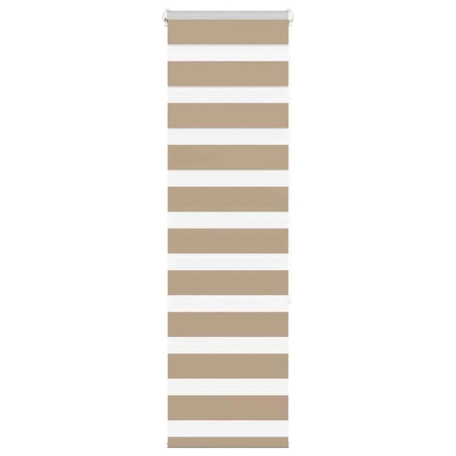 vidaXL Doppelrollo Sandbraun 45x150 cm Stoffbreite 40,9 cm Polyester 401453 günstig online kaufen