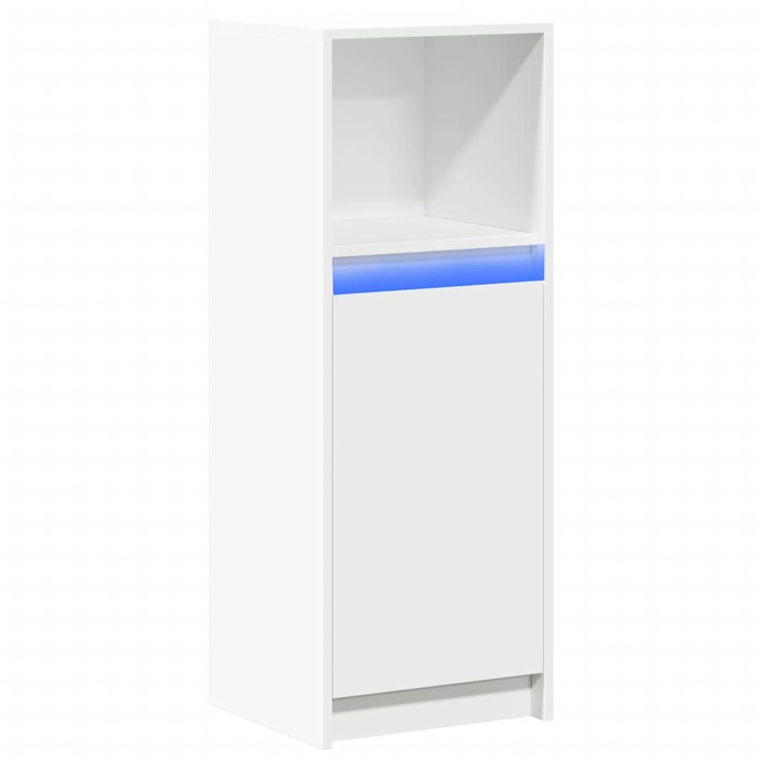 vidaXL LED-Sideboard Weiß 38x34x100 cm Holzwerkstoff 852166 günstig online kaufen