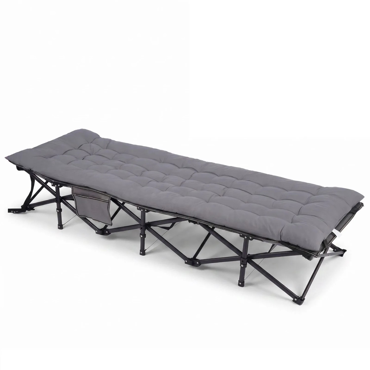 Sekey Feldbett 250 kg Campingbett mit Abnehmbarer Matratze und 14 Standbeinen