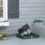 PawHut Hundetoilette mit Kunstrasen und Schublade für Welpen und kleine Hunde.