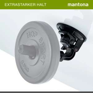 Mantona Saugnapfhalterung Xl Kamerhalterung 9-Cm-Saugnapf Stativ Action Cam Auto