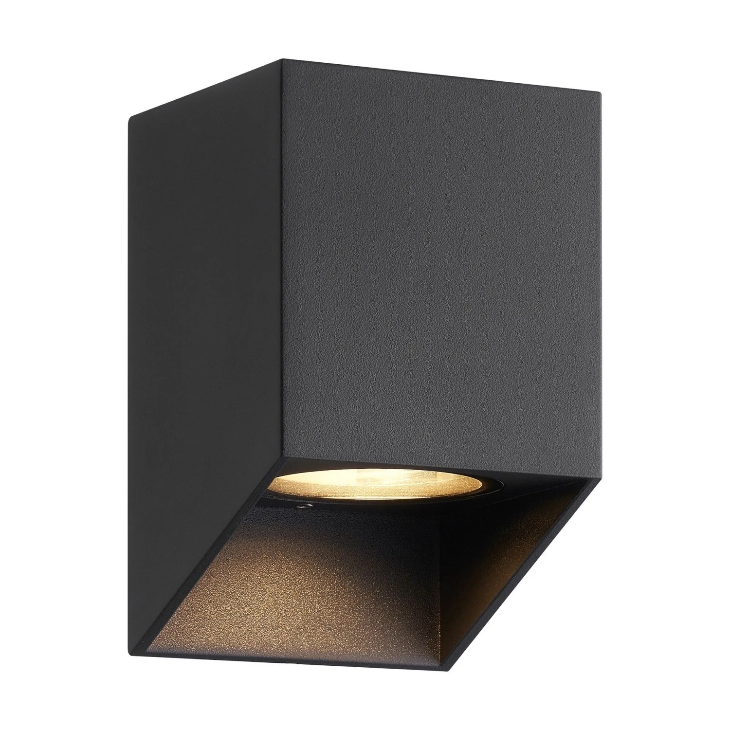 Nordlux Nico Square Wandleuchte Schwarz