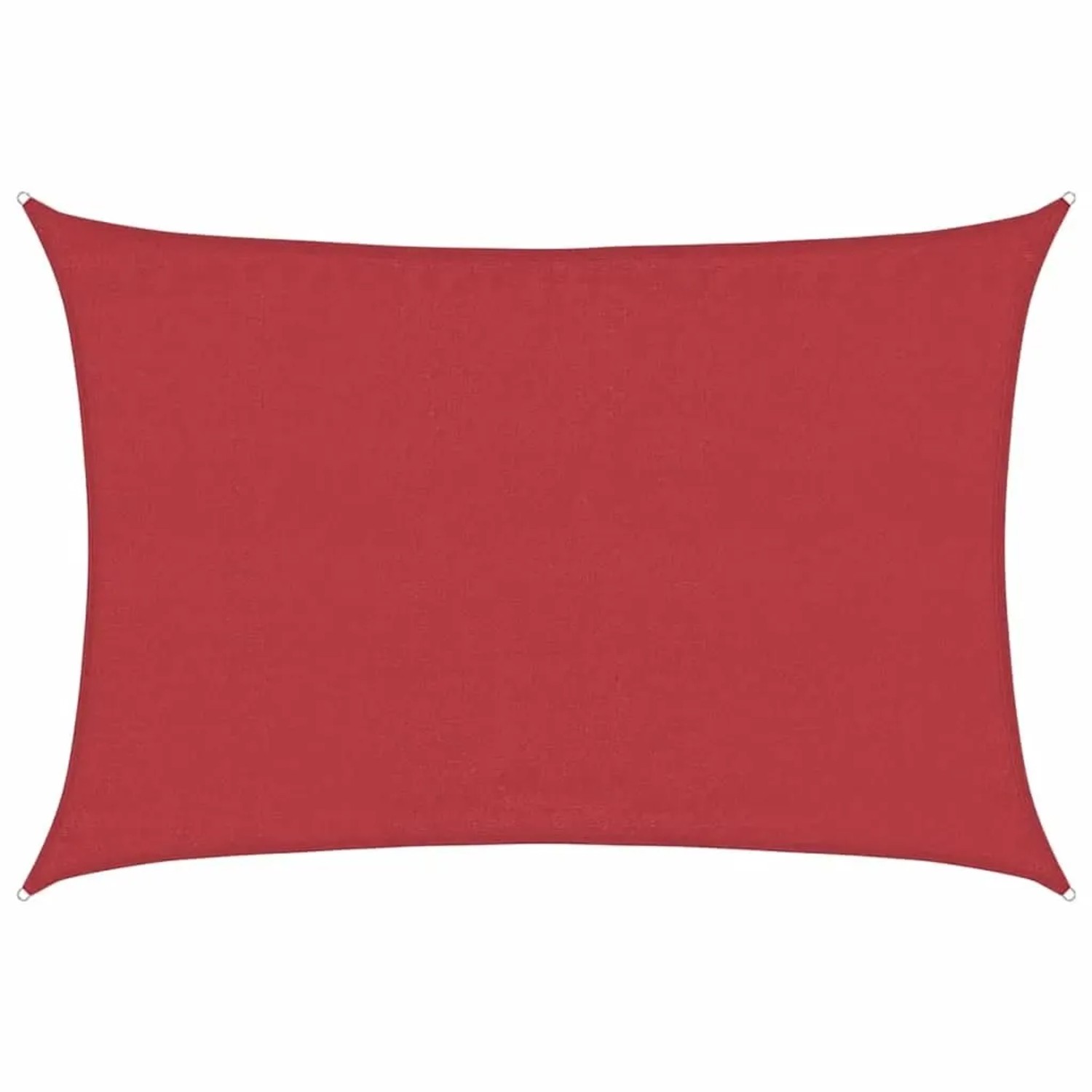vidaXL Sonnensegel 160 g/m² Rot 3,5x5 m HDPE 311627