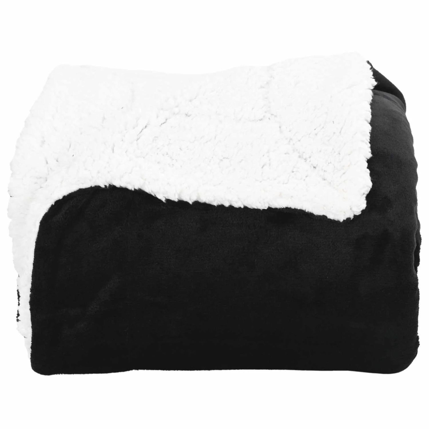 vidaXL Überwurfdecke Schwarz 150 x 200 cm Fleece 42016994