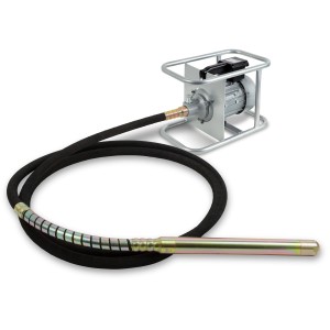 EBERTH Betonrüttler mit 6m Rüttelflasche und 1500W Motor für Baumaschinen.
