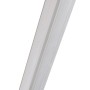 GroJa LED-Lichtleiste Glow, Aluminiumweiß, für Zaunbau & Sichtschutz.