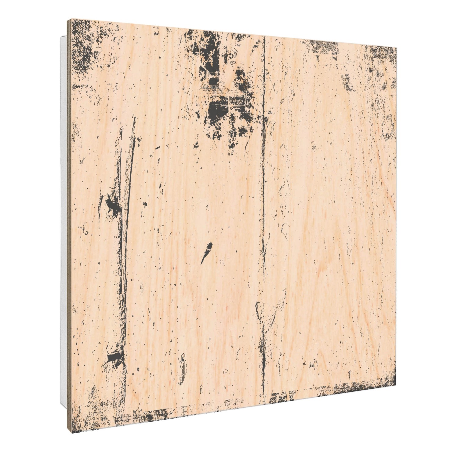 Banjado Schlüsselkasten mit Holzfront 30x30cm Weiß Scharnier Links 50 Haken günstig online kaufen