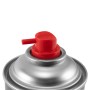 Detailaufnahme: STAHLWERK Rostlöser Spray mit rotem Sprühkopf. Rostentfernung für Löt- & Schweißgeräte.
