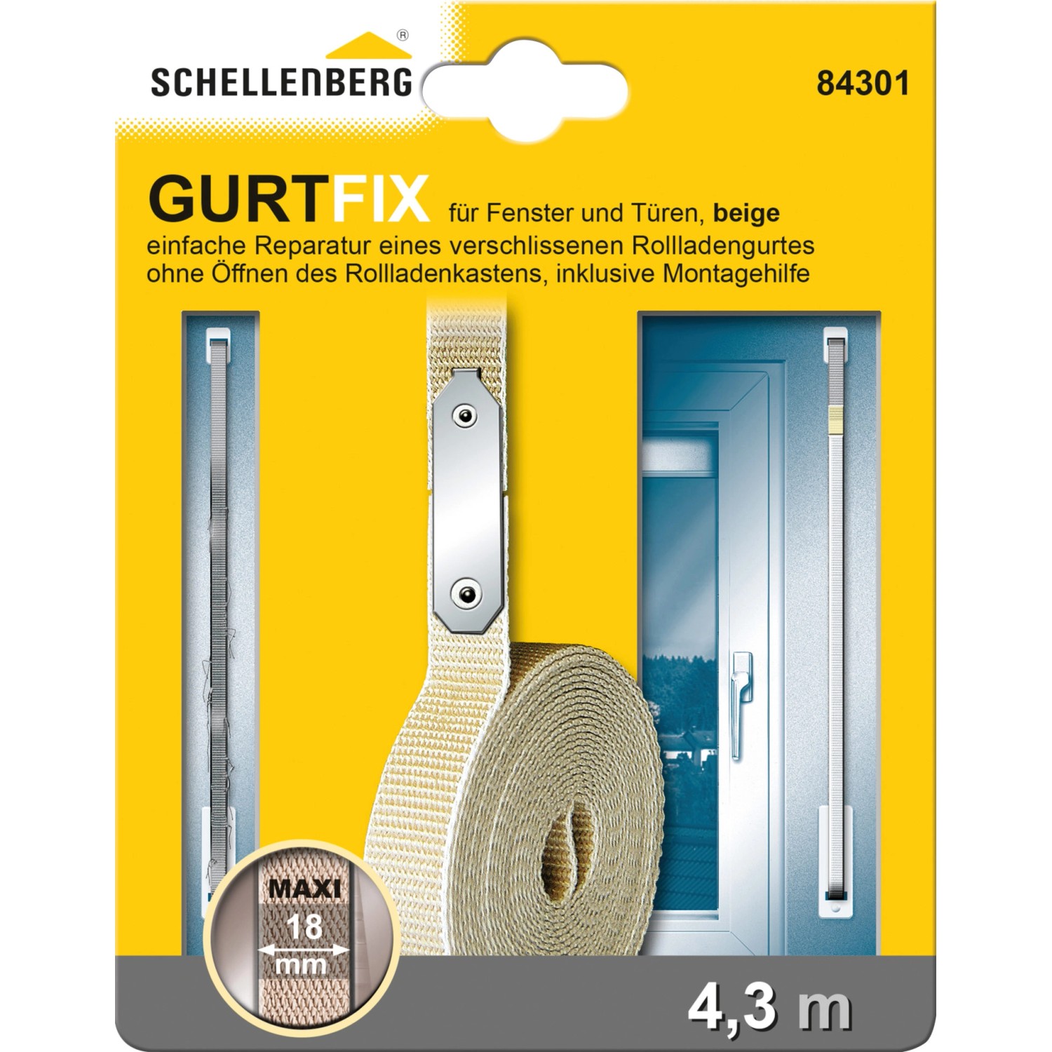 Schellenberg Gurtfix Reparaturset Maxi 18 mm Beige