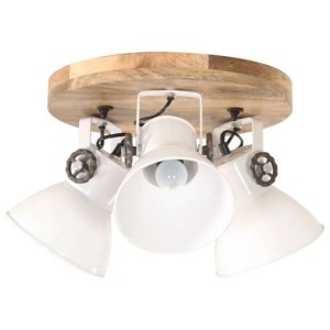 vidaXL Deckenlampe Industriestil 25 W Weiß 42x27 cm E27 320520