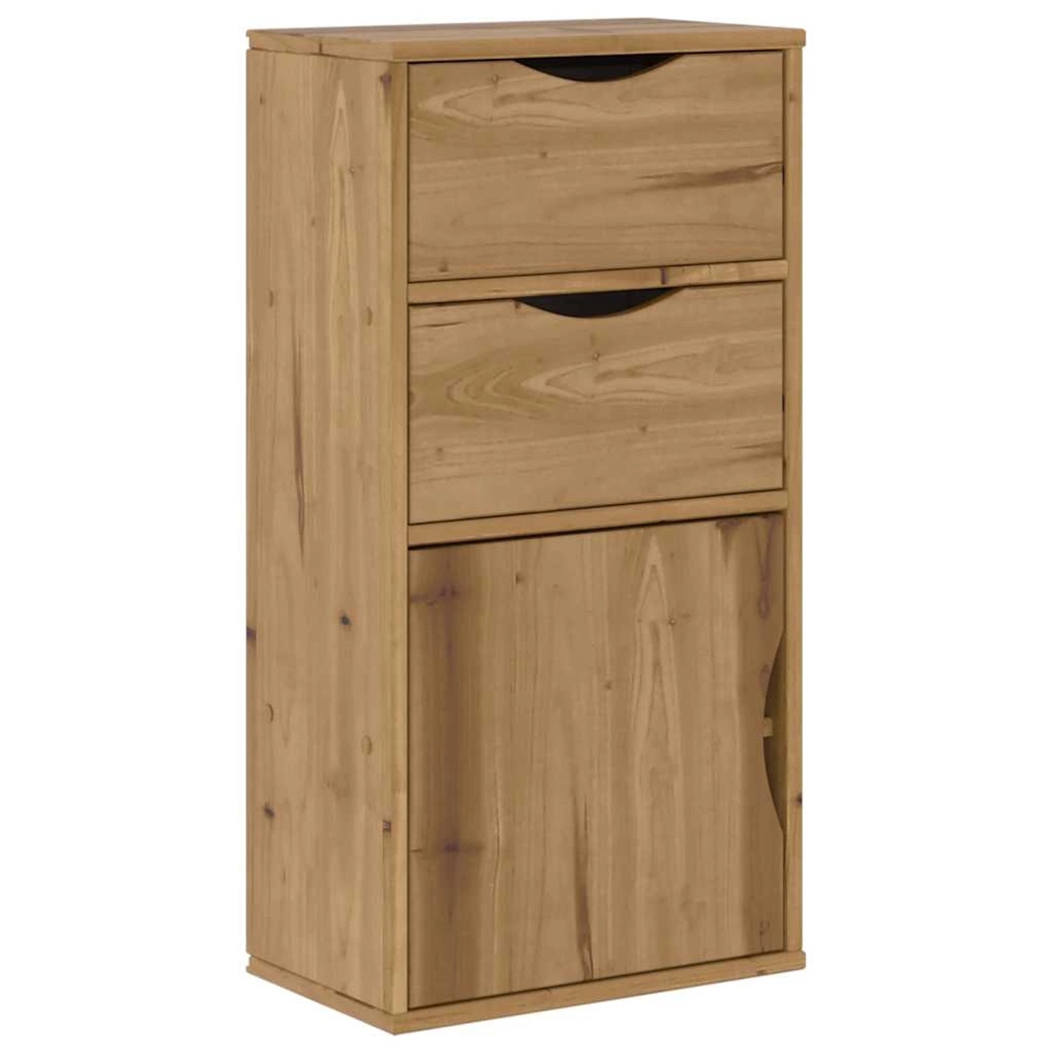 vidaXL Beistellschrank mit Schubladen ODDA 40x24x79 cm Massivholz Kiefer 41 günstig online kaufen