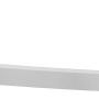 Weiße Breuer Aluminium Schürze für Classic Line Rechteck-Duschwanne, 90x120 cm.