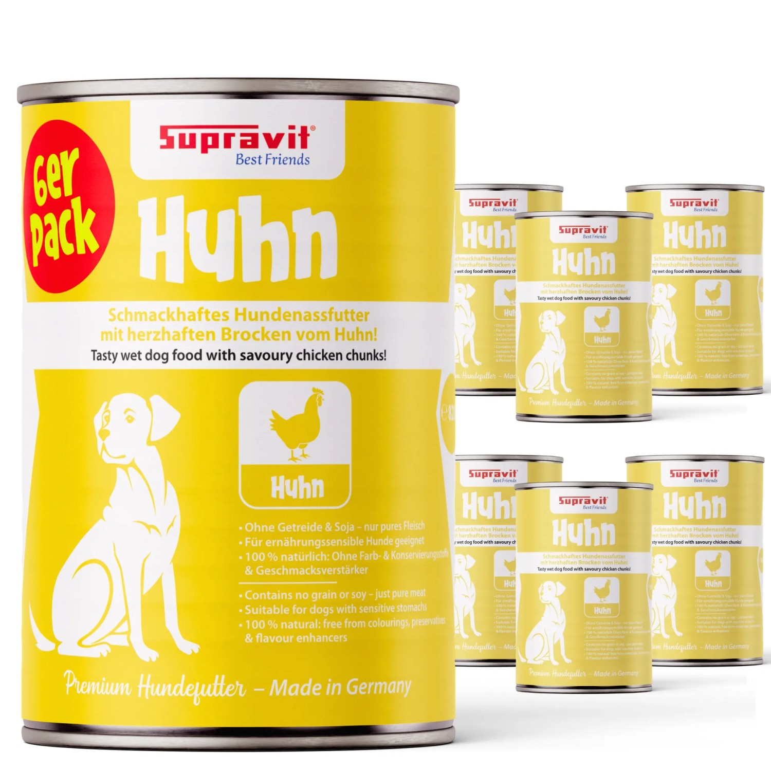 Supravit Hundenassfutter mit Huhn