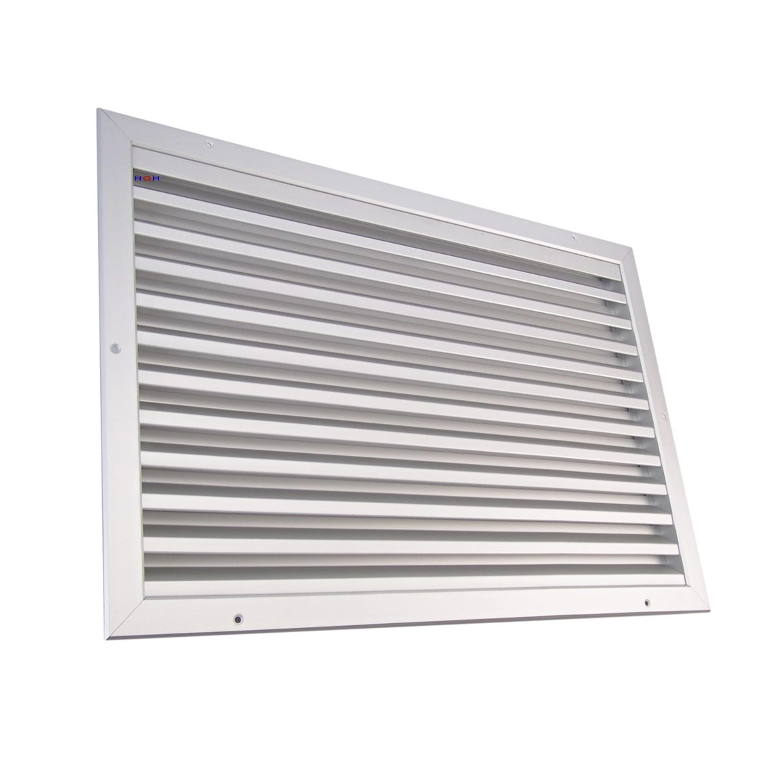 Häusler Lüftungsgitter LG 6040 RAA Lamellengitter Alu 645 x 445 mm Abluftgitter