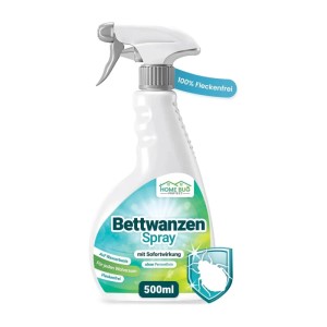 HomeBugProtect Bettwanzen Spray Für Textilien und Möbel 500 ml Sprühflasche