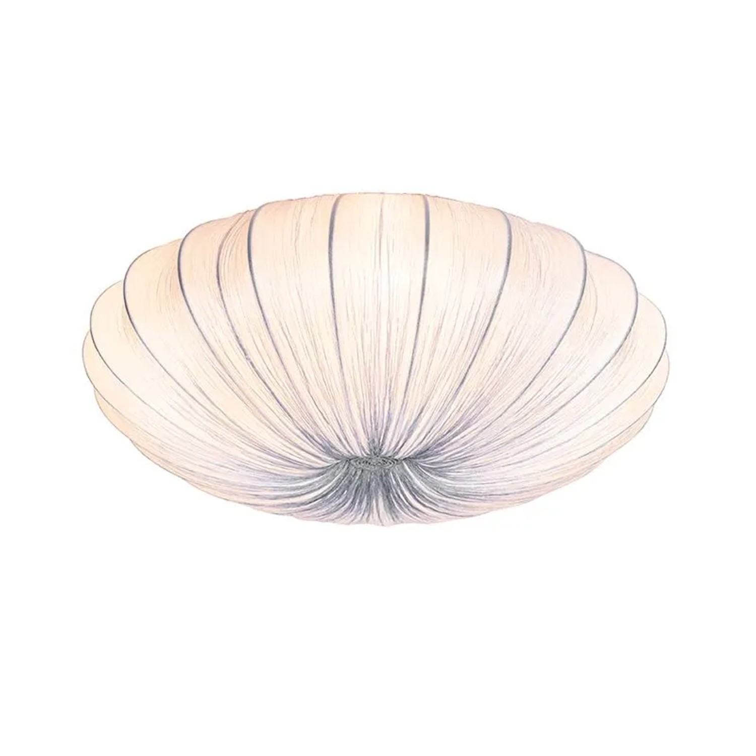 QAZQA Japandi Deckenleuchte Grau 60cm 5-flammig Plu