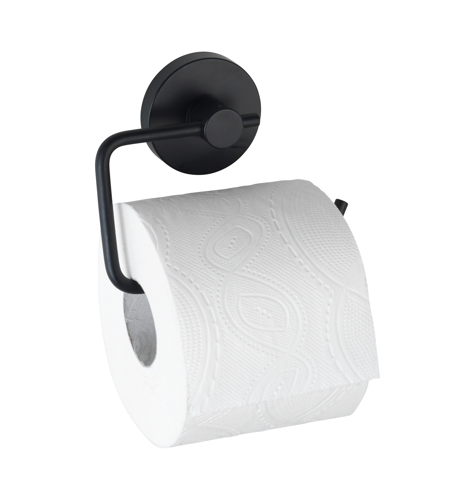 Wenko Vacuum-Loc Schwarz OBI Milazzo Toilettenpapierhalter kaufen bei