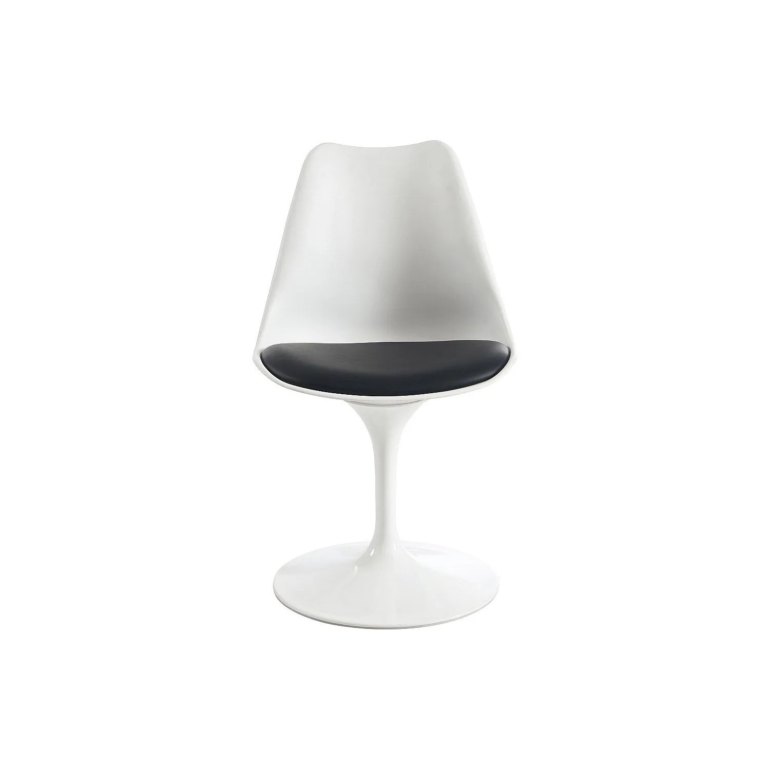 Vente-unique Stuhl Xafy Schwarz  Weiß 49 cm