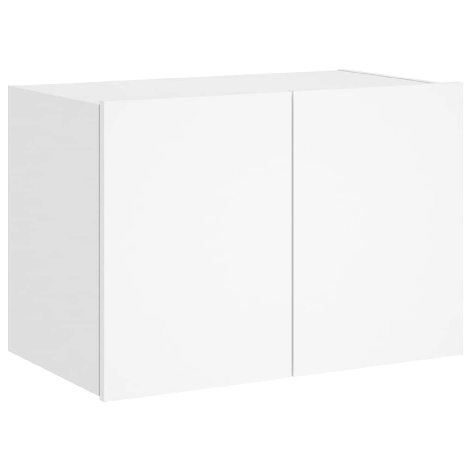 vidaXL TV-Wandschrank mit LED-Leuchten Weiß 60x35x41 cm 837302 günstig online kaufen