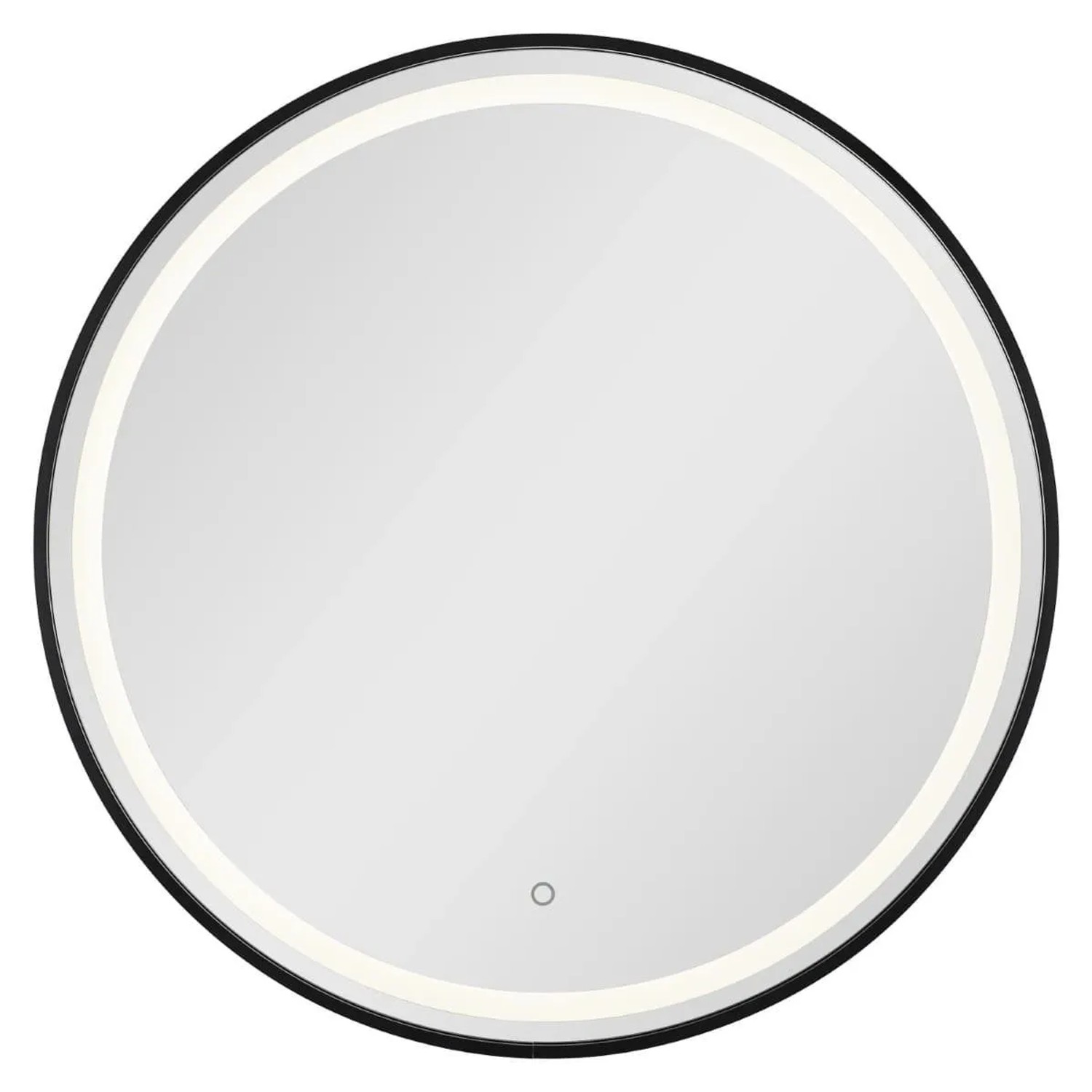 Swiss Aqua Technologies Spiegel Rund mit LED-Beleuchtung und Sensor 70CM Schwarz
