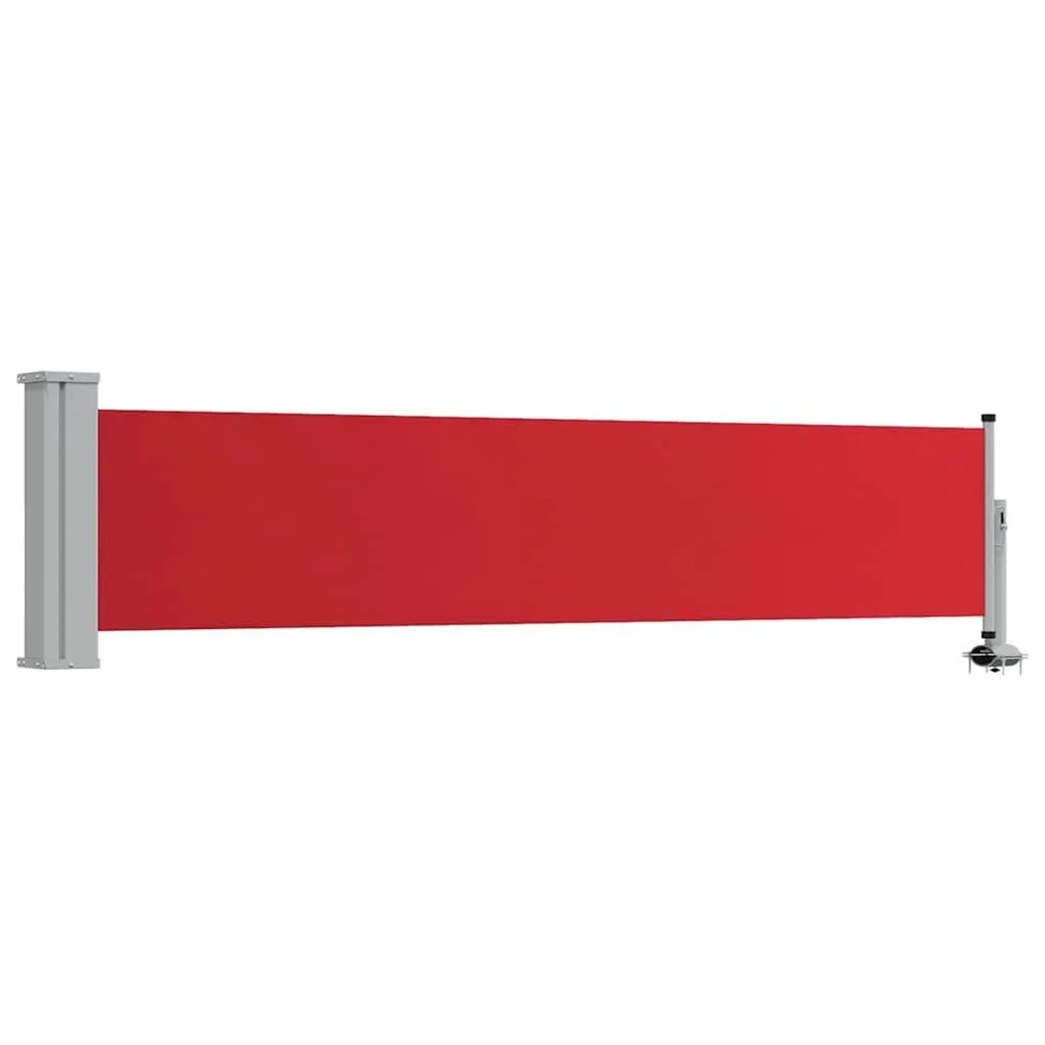 vidaXL Ausziehbare Seitenmarkise 60×300 cm Rot 48357