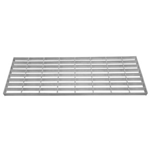 Verzinkter Gitterrost, 800x270mm, aus robustem Stahl für hohe Belastungen im Baubereich.