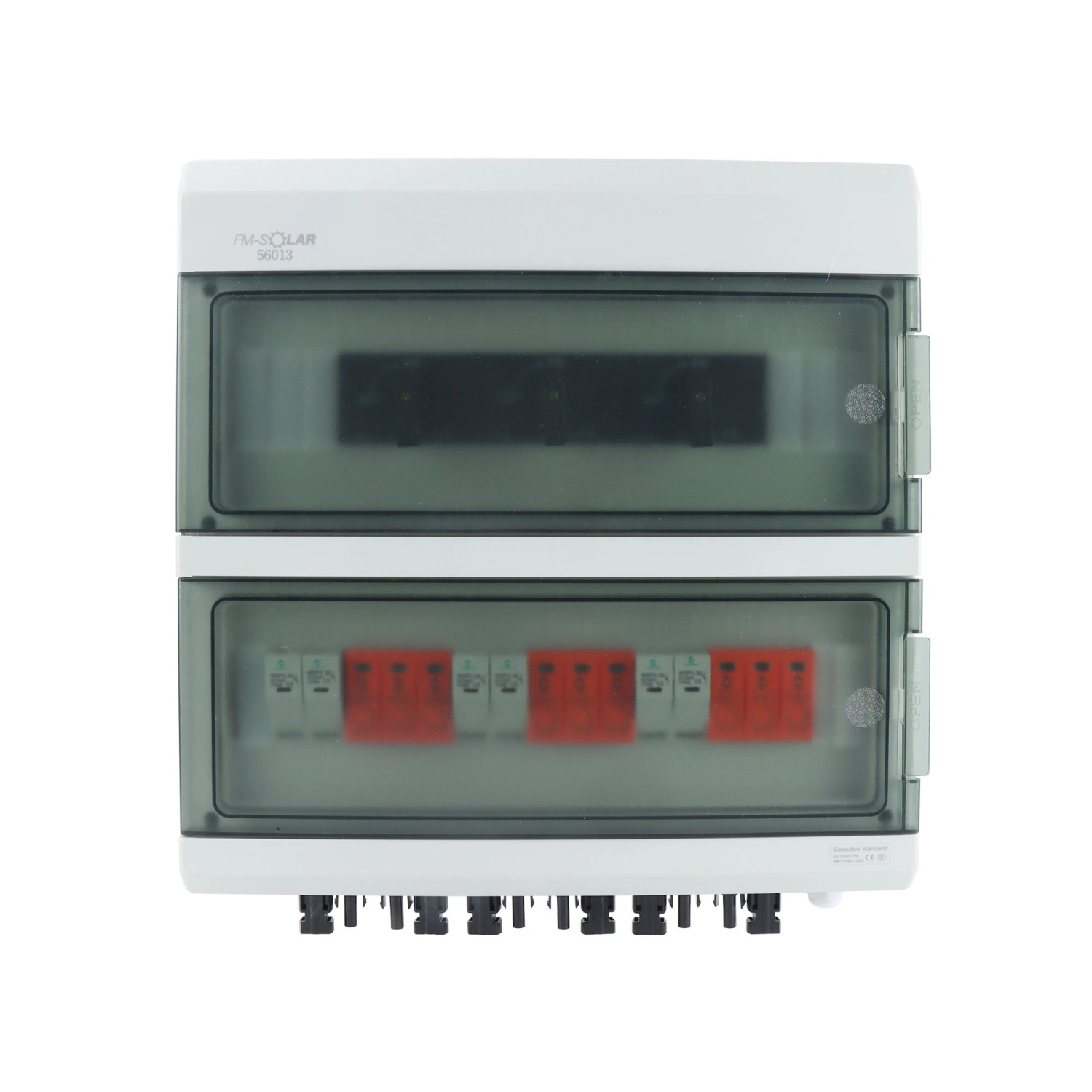 FM-SOLAR DC-Anschlussbox mit Dreh-Trennschalter T2 Überspannungsschutz 3/3 1000V Generatoranschlusskasten