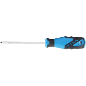 Gedore Schlitz-Schraubendreher mit blau-schwarzem 3K-Griff, Klingenbreite 8 mm.