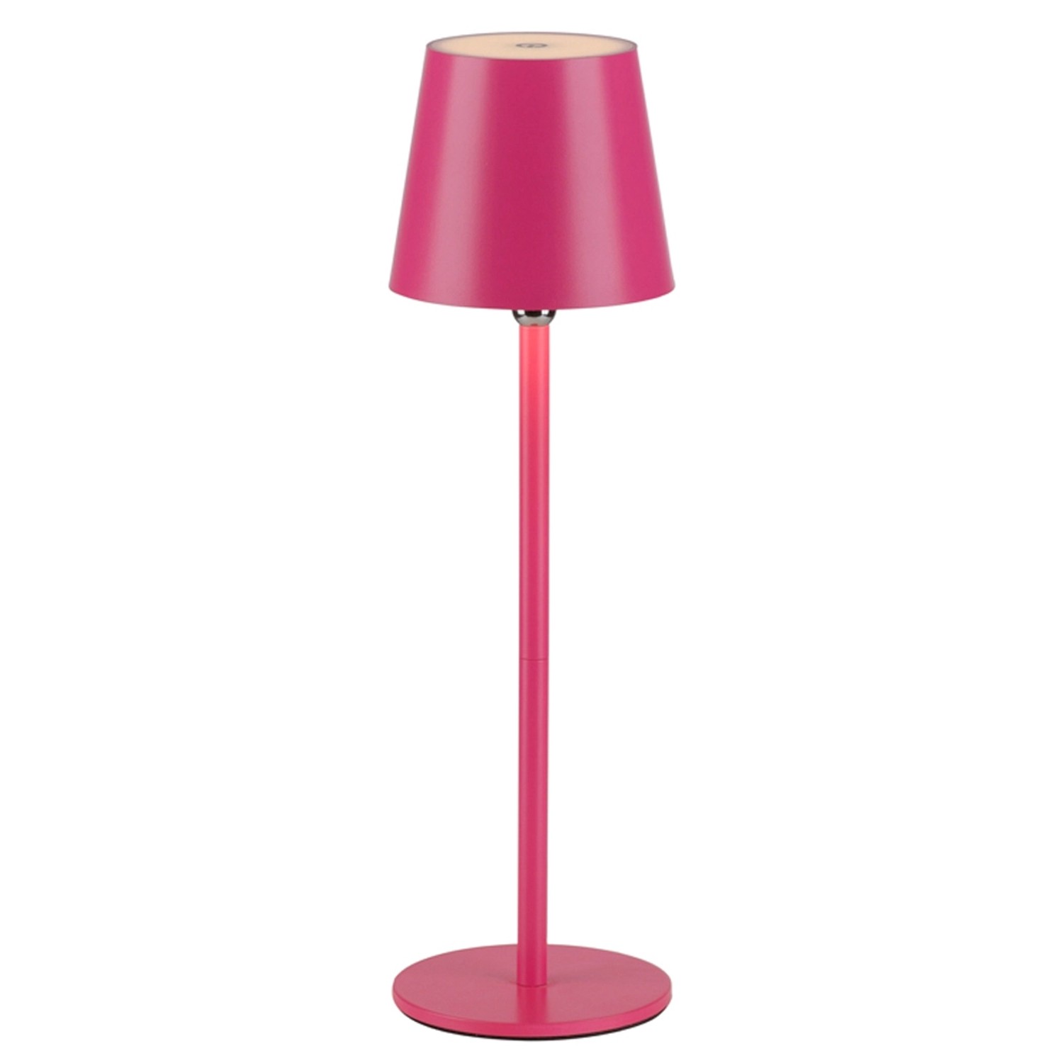 Just Light Akku-LED-Tischleuchte Boteria Pink Ø 11 cm x 37 cm günstig online kaufen