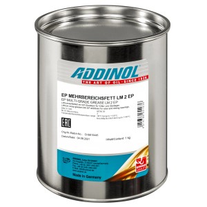 Addinol EP Mehrbereichsfett LM2 EP 1 kg Dose. Schmierfett für Industrie, Bau und Kfz.