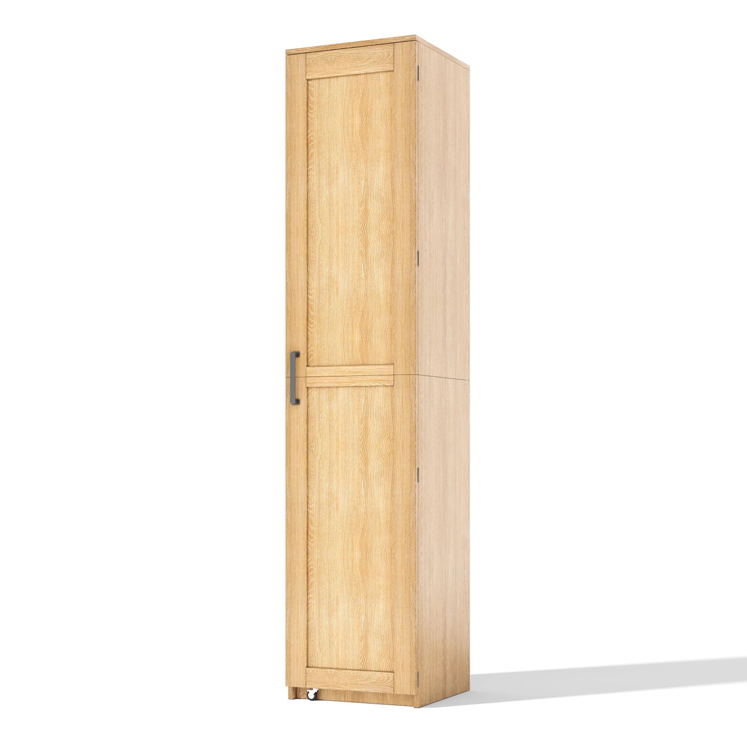 Merax Küchenschrank 40x40x183 cm Türablagen Verstellbare Einlegeböden