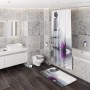 Sanilo Badteppich Energy Stones 70x110 cm im Badezimmer mit Steinmotiv.