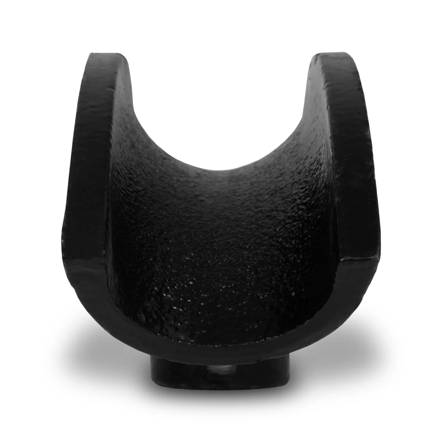 Schwarzes EBERTH Druckstück 1-1/2 Zoll für Rohrbiegemaschine, Detailaufnahme.