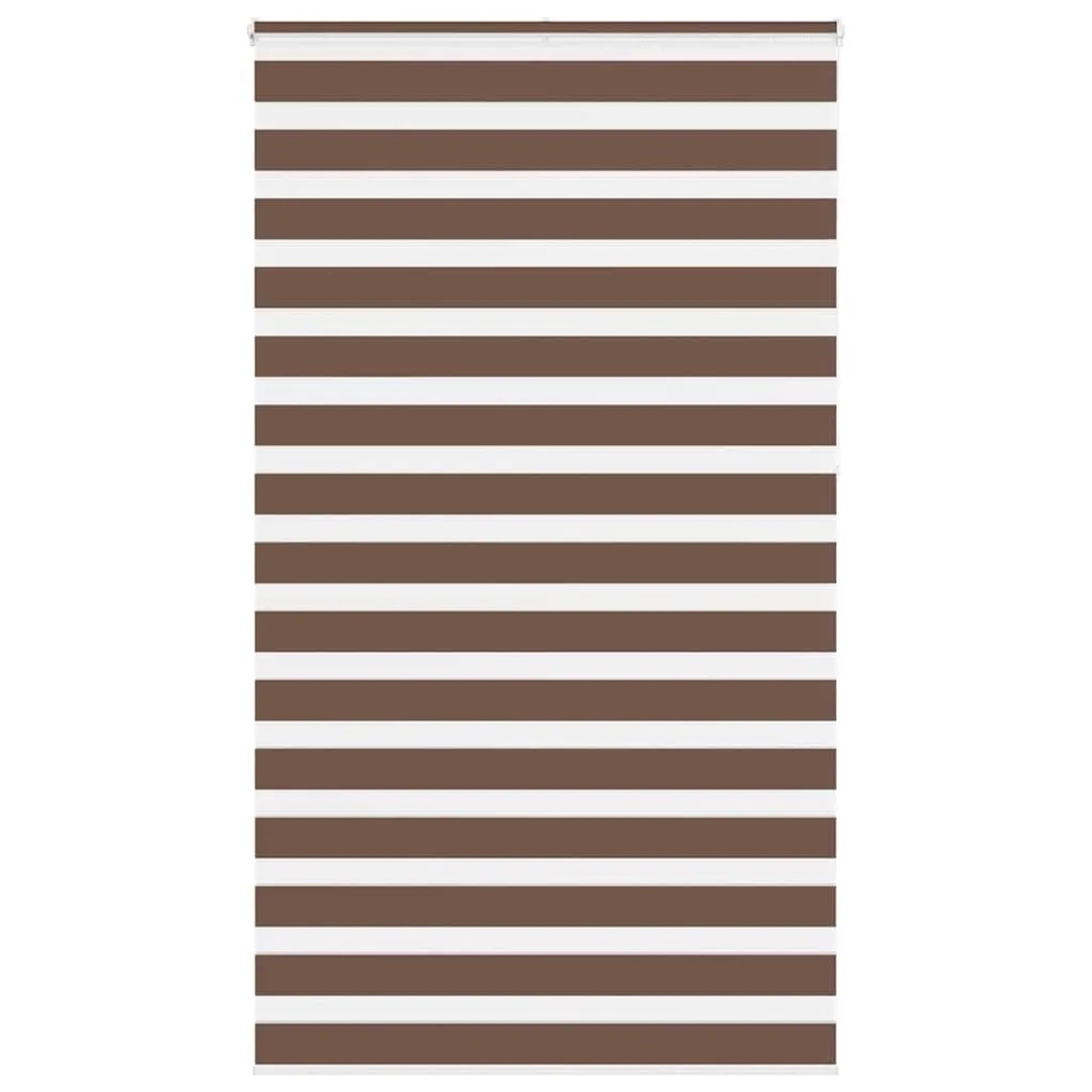 vidaXL Doppelrollo Braun 135x230 cm Stoffbreite 130,9 cm Polyester 4014398 günstig online kaufen