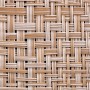 Detailansicht des wetterfesten Outdoor Teppich Parma in Beige/Creme, gewebte Struktur.