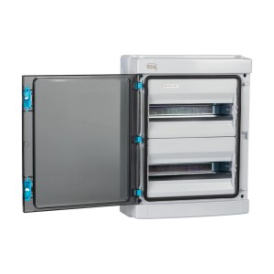 Kanlux Verteiler Sicherungskasten Feuchtraum ABS KDB IP65 Aufputz 2x13-Module