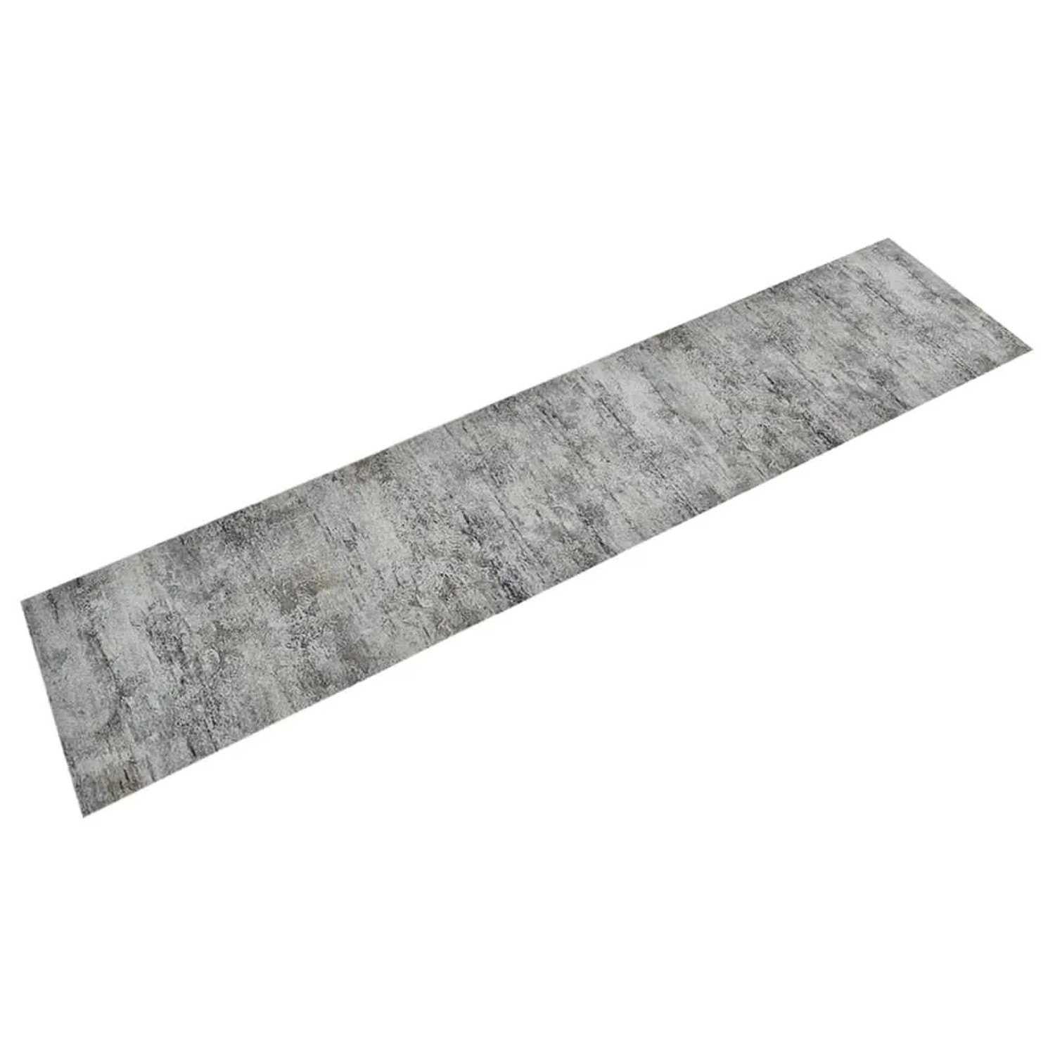 vidaXL Küchenteppich Waschbar Beton 60x300 cm Samt 136572