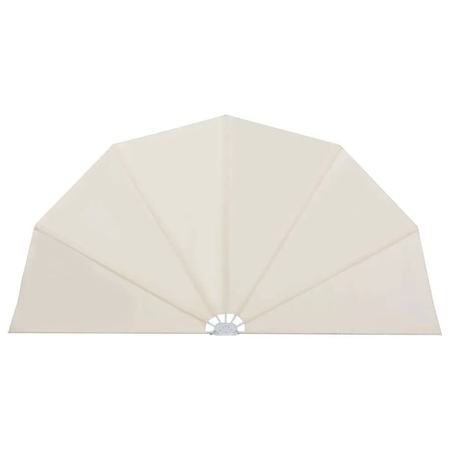 vidaXL Faltbarer Terrassen-Seitenfächer Creme 200 cm 44578