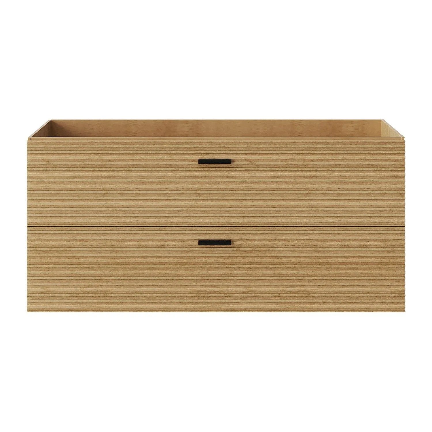 Vente-unique Waschbeckenunterschrank Sarone Naturfarben Hell 120 cm
