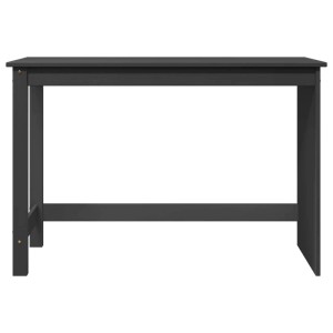vidaXL Schreibtisch Grau 112 x 50 x 75 cm Massivholz Kiefer 42028374