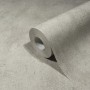 Rolle Marburg Vliestapete Uni Modern in Grau-Beige mit feiner Struktur.