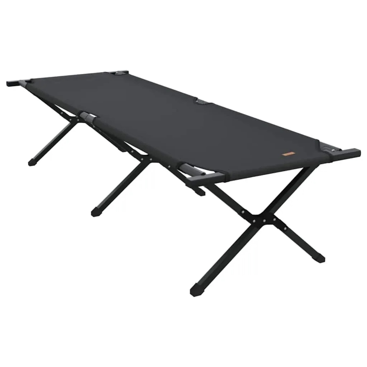vidaXL Klapp Schlafbett fürs Camping Schwarz 193 x 69 x 45 cm 42003175