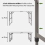 TRUTZHOLM Campingtisch, 120x60cm, höhenverstellbar. Flohmarkttisch mit Klappfunktion für Camping & Freizeit.