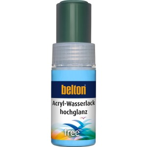 Belton Lackstift Moosgrün RAL 6005, hochglänzend, 9ml. Buntlack für Ausbesserungen und kleine Flächen.