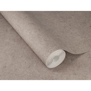 Rasch Vliestapete Factory V in Braun-Taupe mit Betonoptik, Rollenmaß 10,05x0,53m.