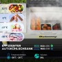 Outsunny Kompressor Autokühlbox, 56L, mit Lebensmitteln und Getränken. Flexible Temperaturregelung von -20°C bis 20°C.