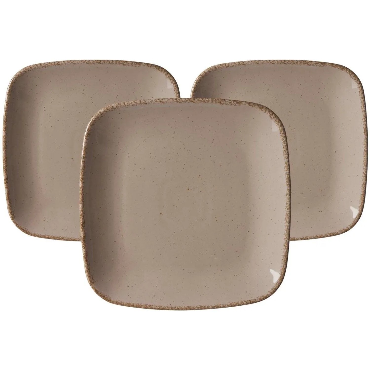 Ritzenhoff & Breker Casa Speiseteller 27 cm 3er Set Nougat