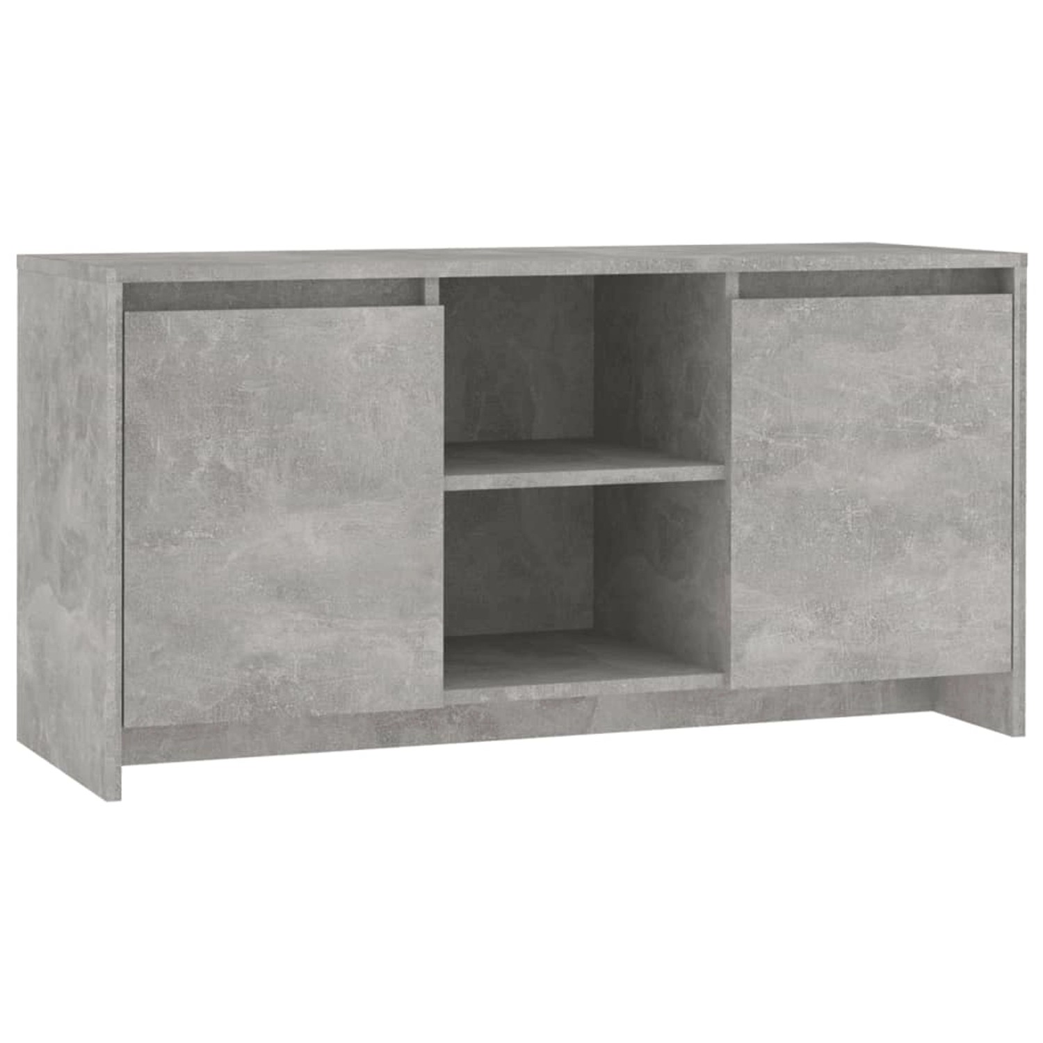 VidaXL TV-Schrank Betongrau 102x37,5x52,5 cm Holzwerkstoff  Modell 1 günstig online kaufen