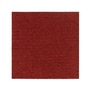 Rote KARAT Teppichfliese Moscow, meliert, 50x50 cm, pflegeleicht und robust.