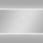 DSK Design LED-Lichtspiegel Silver Rio, 180x70 cm, mit umlaufender LED-Beleuchtung.